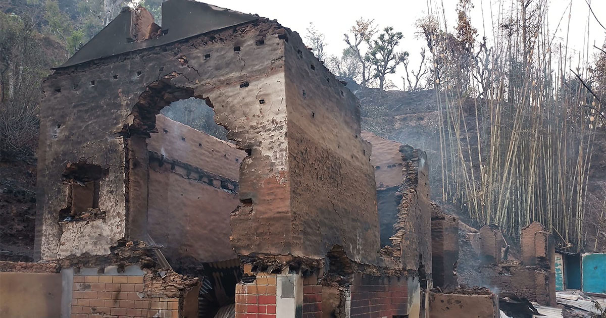 गुल्मीमा आगलागीबाट ८३ घरगोठ जले, करोडौंका संरचनामा क्षति, सयौँ चौपायाको मृत्यु
