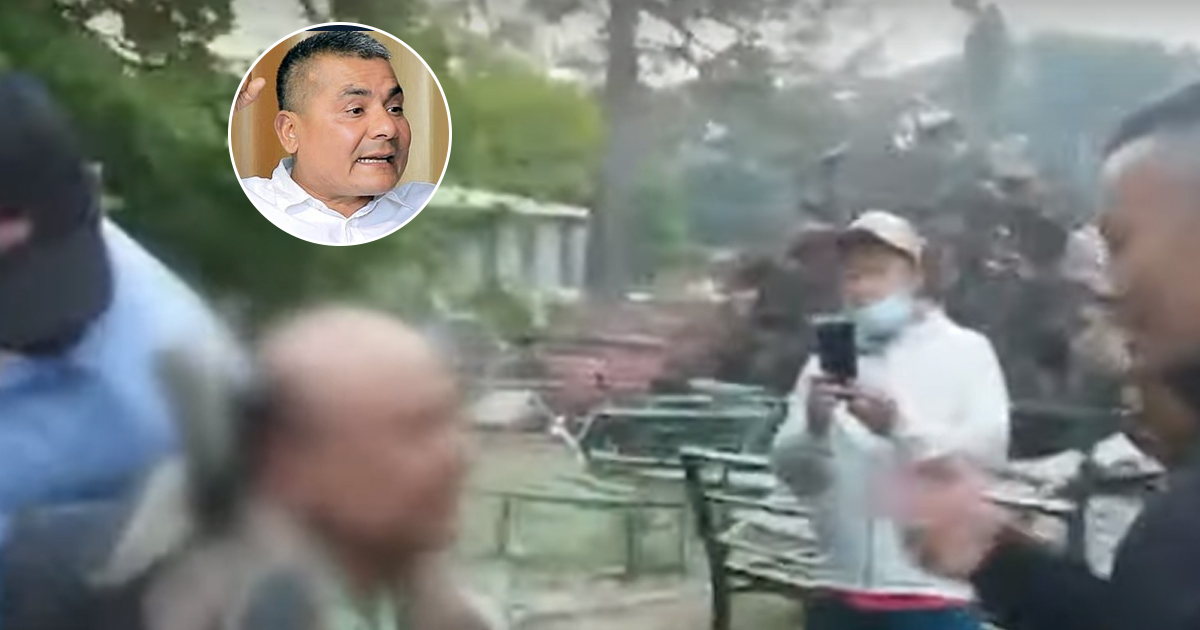 दुर्गा प्रसाईंको विरोध गरेको भन्दै पूर्व डीएसपीलाई जुत्ताको माला, एक जना पक्राउ