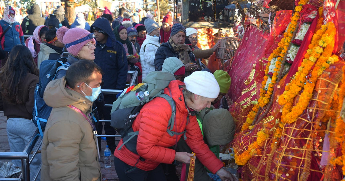 पाथीभरामा विदेशी पर्यटकको आगमन बढ्दै, चार महिनामा ४७८ जनाले गरे अवलोकन