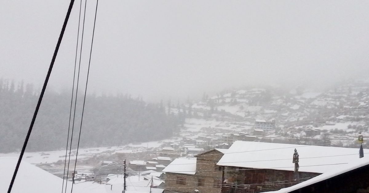 हुम्लामा अचानक वर्षा र हिमपातले जनजीवन प्रभावित