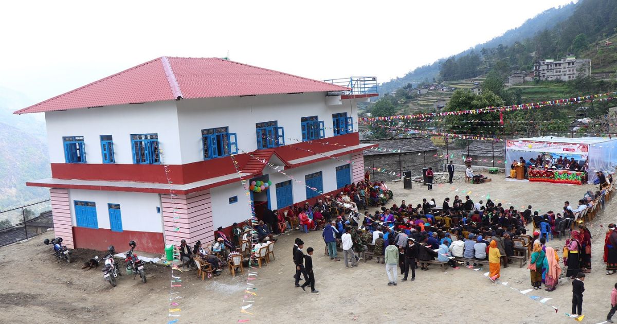 म्याग्दीको झिँमामा एक करोड ४८ लाखको लागतमा वडा कार्यालय भवन निर्माण