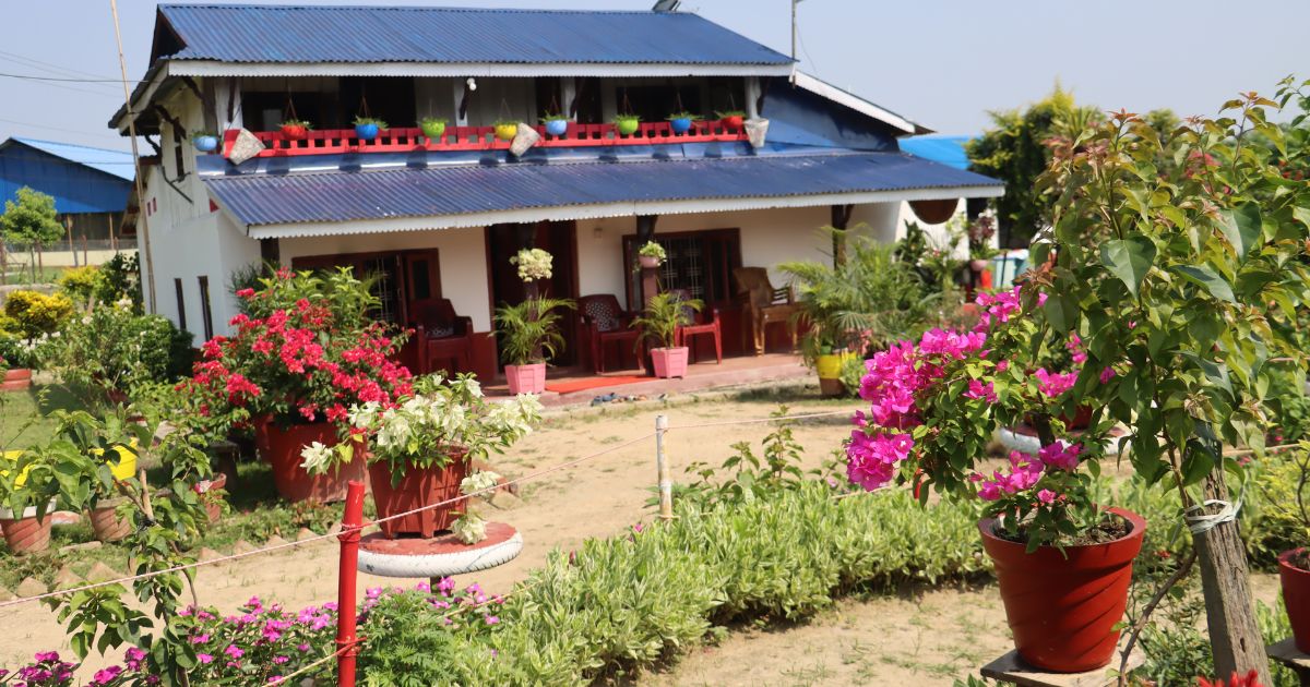 फूलैफूलले सजिएको माडीको अयोध्यामार्ग, महिलाको अगुवाइमा सुन्दर गाउँको निर्माण