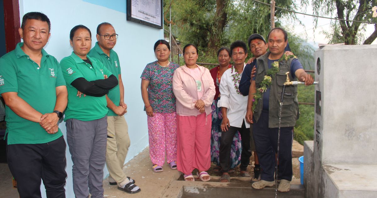नारच्याङको लेकगाउँमा ‘एक घर, एक धारा’ खानेपानी विस्तार, दुई महिनामै सम्पन्न