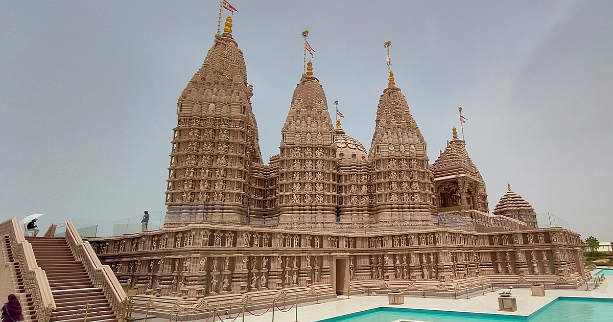 मुस्लिम देश यूएईको अवुधावीमा भव्य हिन्दु मन्दिर