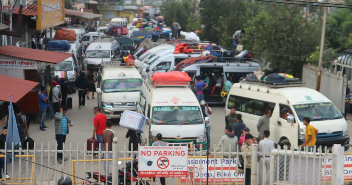 घटस्थापनायता २ लाख ६२ हजारभन्दा बढीले छाडे काठमाडौं उपत्यका