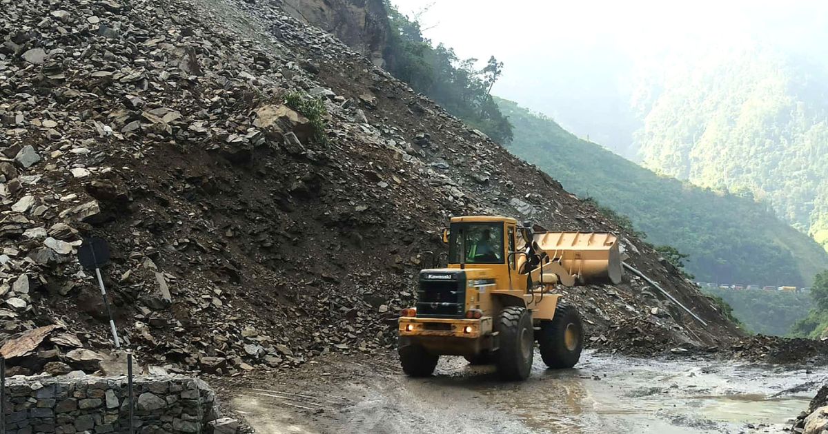 नारायणगढ-मुग्लिन सडकका ४३ ठाउँ पहिरोको जोखिममा, तुइन खोला ‘अति उच्च’