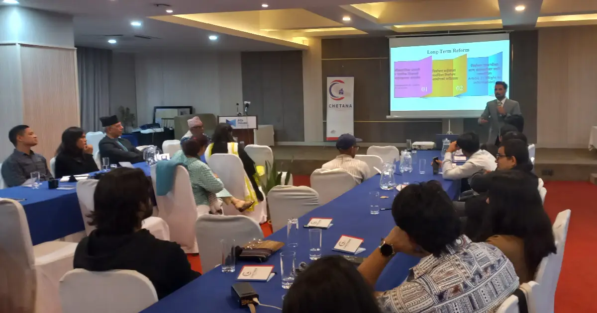 स्वच्छ र मितव्ययी निर्वाचनका लागि ‘चेतना परियोजना’को १० बुँदे सुधार प्रस्ताव