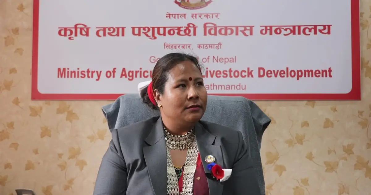 धान उत्पादन बढाउन वर्षे र चैते धानको क्षेत्रफल विस्तार गर्नुपर्छ : कृषिमन्त्री चौधरी