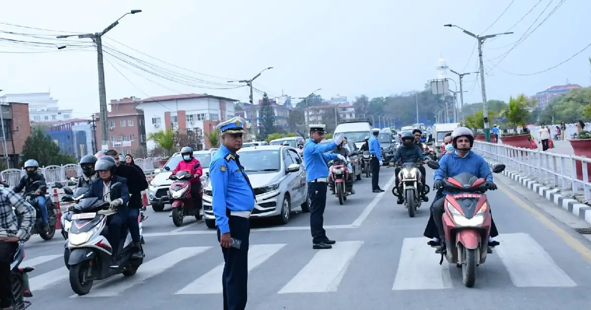 ट्राफिक कारबाहीमा एकैदिन १९ लाख ७७ हजार राजस्व संकलन