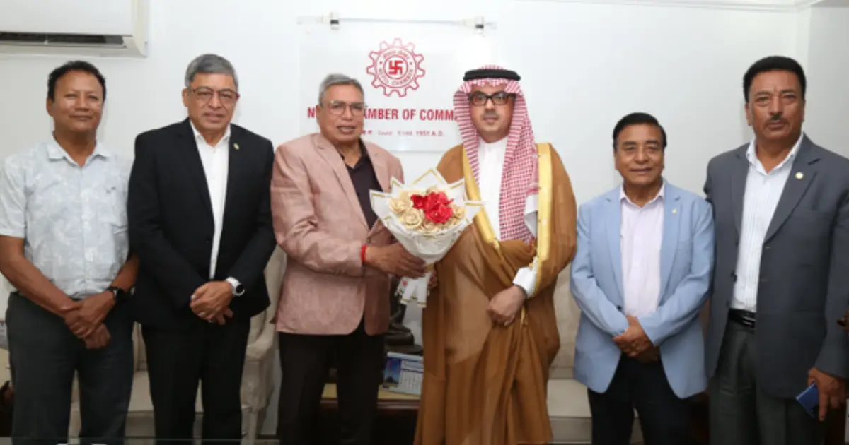व्यापार तथा लगानी प्रवर्धनबारे चेम्बर अध्यक्ष र साउदी राजदूतबीच छलफल