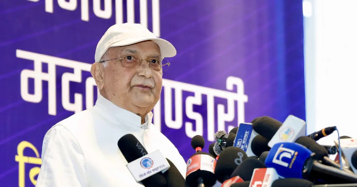 एमाले निर्वाचनमा धक्का खाएर लडेको हो, समाप्त भएको होइन : अध्यक्ष ओली