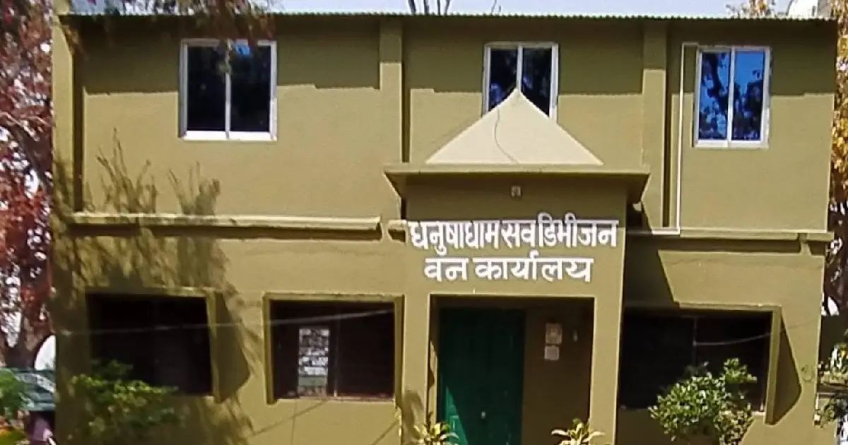 सामुदायिक वन अतिक्रमण हटाउँदै धनुषा वन कार्यालय, डेढ लाख बिरुवा वितरण