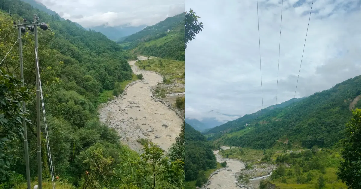 रसुवाका बाढीप्रभावित क्षेत्रमा बिजुली बल्यो धुन्चे, कालिका र नौकुण्डमा विद्युत सुचारु