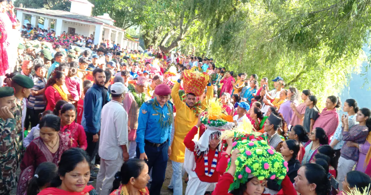 सरकारी टोली र डोलीसहित बाजुराको टोली बडीमालिका प्रस्थान, मेलाको तयारी तीव्र