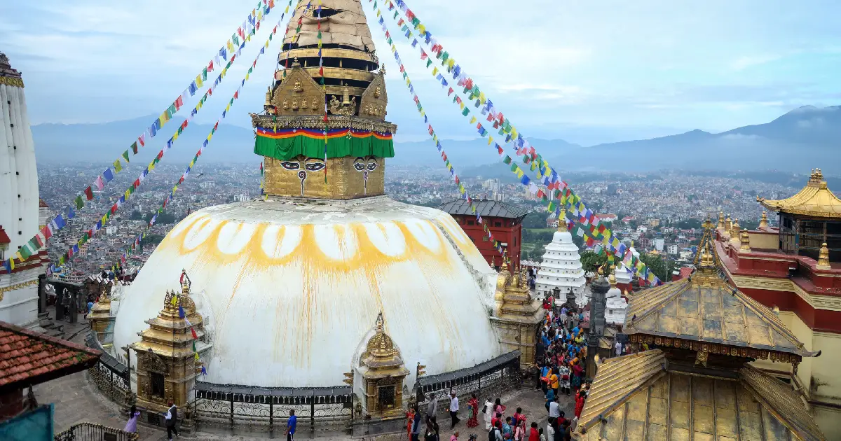 नेवार समुदायको एक महिने गुँला पर्व सुरु, आजैदेखि स्वयम्भूमा भक्तजनको घुइँचो