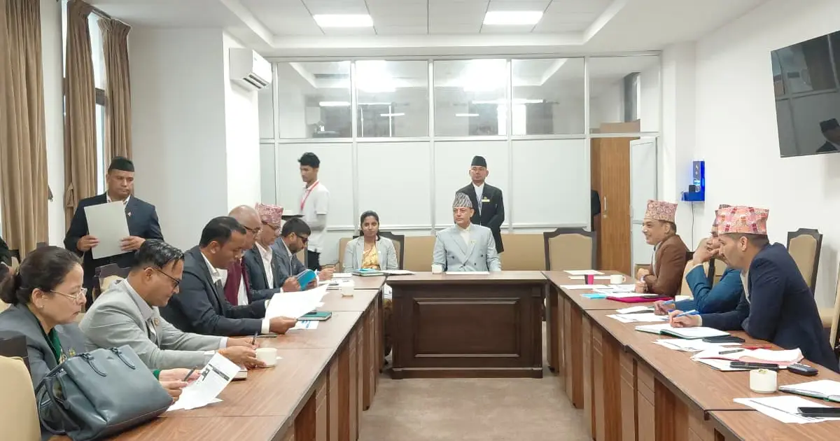 प्रतिनिधिसभाको कार्यव्यवस्था परामर्श समिति बैठक सम्पन्न