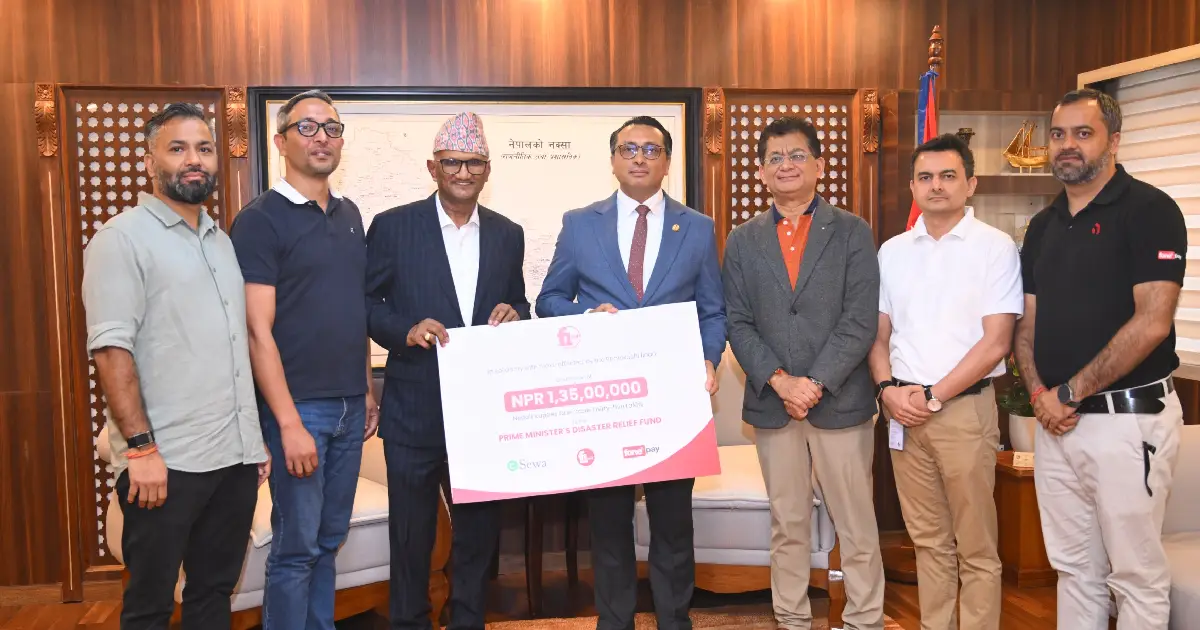 प्रधानमन्त्री उद्धार कोषमा एफवानसफ्ट ग्रुपको १ करोड ३५ लाख सहयोग