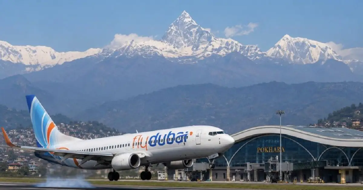 फ्लाई दुबईको पहिलो उडानलाई पोखरामा भव्य स्वागतको तयारी