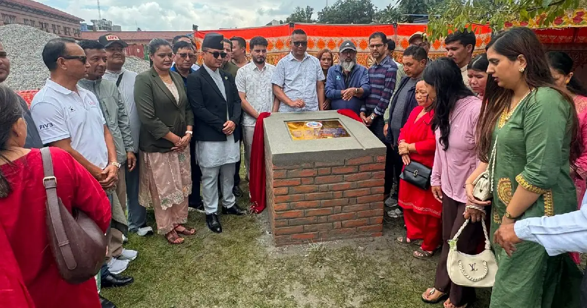 सिंहदरबार परिसरमा ‘जेनजी सहिद स्मारक पार्क’को शिलान्यास