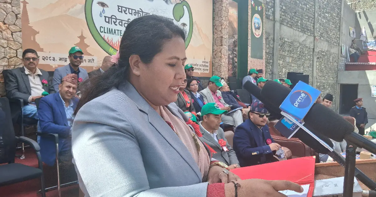 जलवायु चुनौतीको समाधानका लागि तीन तहकै सरकारले साझा संकल्प गर्नुपर्छ : मन्त्री चौधरी