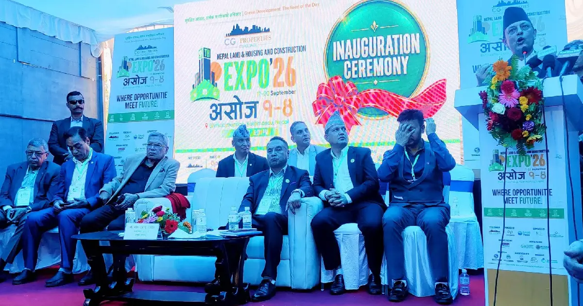 काठमाडौंमा नवौं नेपाल जग्गा तथा आवास एवं निर्माण प्रदर्शनी सुरु, चार दिनसम्म चल्ने