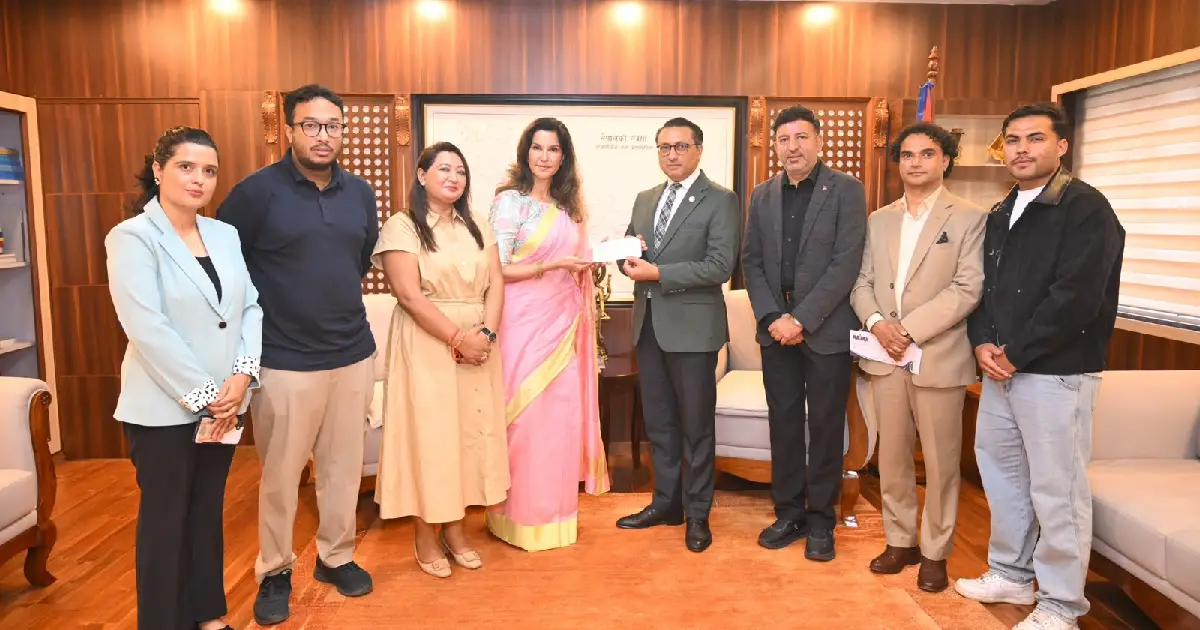 नाइमाद्वारा रसुवाका बाढीप्रभावितलाई ५० लाख आर्थिक सहयोग हस्तान्तरण