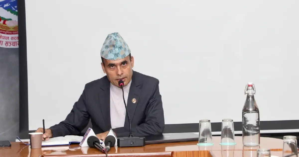 प्रेस स्वतन्त्रता अक्षुण्ण राख्दै आमसञ्चार क्षेत्रलाई व्यवस्थित बनाइनेछ : सञ्चारमन्त्री