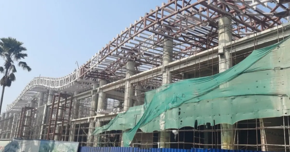 विराटनगर विमानस्थलको नयाँ टर्मिनल भवन निर्माणको भौतिक प्रगति ८१ प्रतिशत