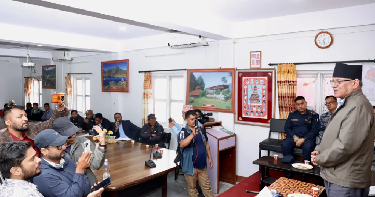 जलवायु परिवर्तनको जोखिममा रहेको नेपाललाई सघाउन अन्तरराष्ट्रिय समुदायलाई प्रचण्डको अपिल