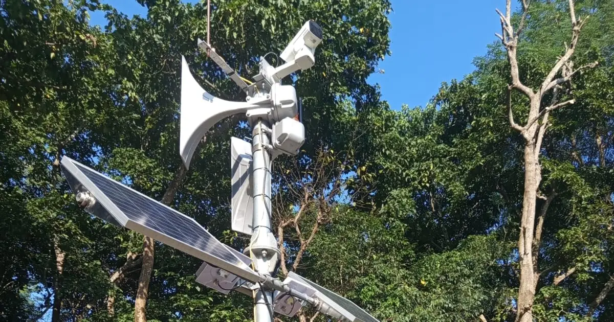 मानव-वन्यजन्तु द्वन्द्व न्यूनीकरण गर्न कञ्चनपुरमा साइरन जडान